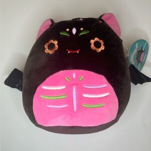 Squishmallows 2023 Day of the Dead Squad 8" Dalia the Bat Plush Doll NWT